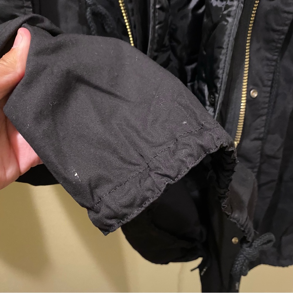 Women’s XXL LuLaRoe Black Parka Extreme Cold Weather Heavy Duty Long Winter Coat - Picture 7 of 14